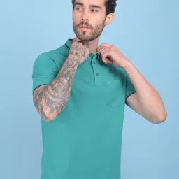 Crimsoune Club Green Slim Fit Polo T-Shirt-picture-31