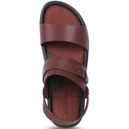 j. fontini J.Fontini by Mochi Men's Brown Sling Back Sandals image 3