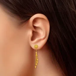 Luv Fashion Circular Drop Earrings image 4