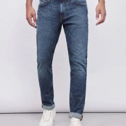 Lee Bruce Blue Skinny Fit Heavily Washed Jeans-picture-36