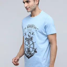 MaverIQ Graphic Printed Round Neck Cotton Regular Fit T-shirt image 3