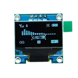 TECHDELIVERS 0.96 Inch 4 pin I2c Oled Display Module for Arduino Blue image 4