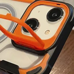 Luxury Kase Solid Printed iPhone 15 Back Case Mobile Accessories image 2