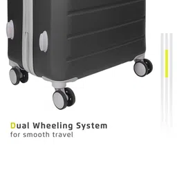 KZALCON Textured Hard-Sided Cabin Trolley Bag image 5