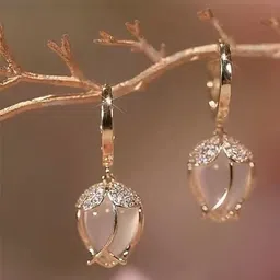 DressBerry Diamond Shaped Half Hoop Earrings-picture-53