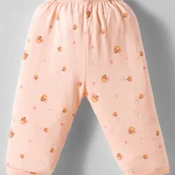 Simply Single Jersey Knit Lounge Pants Full Length With Bees & Animal Print Pack of 3 - Lilac & Light Green image 4