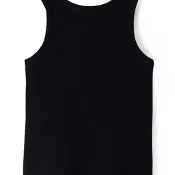 Pine Kids Cotton Lycra Knit Sleeveless Vests with Stripes & Logo Print Pack of 3 (Colour May Vary) image 5