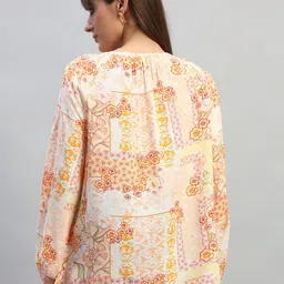 Cantabil Women Printed Peplum Top image 2
