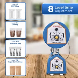 alpas Poly Sealing Machine for Plastic, Pouch & Food Bag, Ideal All Packaging Hand Held Heat Sealer image 5