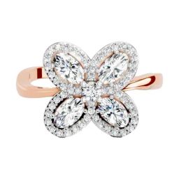 Sparkles Lab Grown Diamond 14k (585) Rose Gold Ring for Women-picture-43