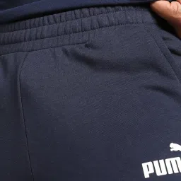 Puma Essentials Navy Slim Fit Joggers image 4