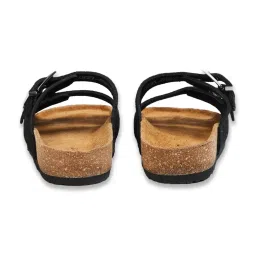 Ginger by Lifestyle Women's Black Casual Sandals image 4