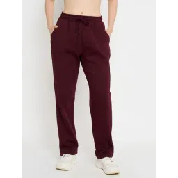 MADAME M Secret Wine Solid Trackpants-picture-47