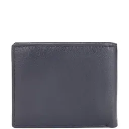 Iconic Blue Casual Leather Bi-Fold Wallet for Men image 3