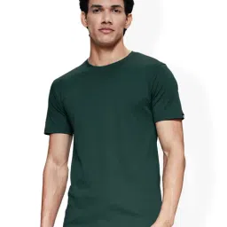 The Souled Store Bottle Green Regular Fit T-Shirts-picture-39