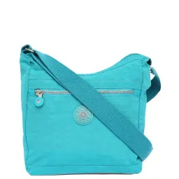 Baomi Blue Solid Medium Cross Body Bag-image-20