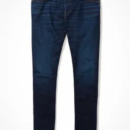 American Eagle Blue Cotton Slim Fit Jeans image 4