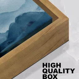 Art Street Multicolour Large Framed Lotus Floral Canvas Painting image 4