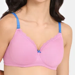 Rosaline by Zivame Light Purple Half Coverage T-Shirt Bra image 4