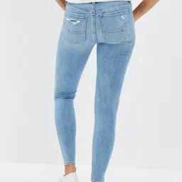 American Eagle Outfitters Blue Mid Rise Jeans image 2