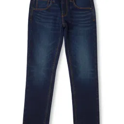 Pepe Jeans Boys Dark Blue Solid Jeans image 1