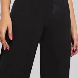 Kotty Black Straight Fit High Rise Jeans image 5