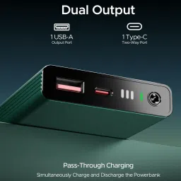 Boat Energyshroom Pb300 Pro 10000Mah | Pocket Size Compact Power Bank| Type-C Input (2-Way Port) image 4