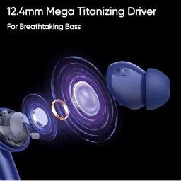 Realme Buds Air 5 in-Ear BT Earbuds with 50dB ANC & Upto 38H Battery (Deep Sea Blue, True Wireless) image 4