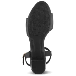 Tresmode Women's Black Ankle Strap Sandals image 4