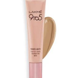 Lakme 9 To 5 Primer + Matte Perfect Cover Foundation Mini Neutral Nude - 15 ml-picture-10