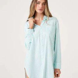 Forever 21 Blue Striped Shirt-picture-40