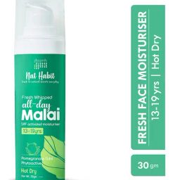 Nat Habit Pomegranate Tulsi Phyto Active Fresh Whipped All-Day Malai Face Moisturiser - 30 gm-picture-19