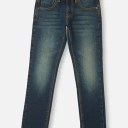 Pepe Jeans Kids Blue Solid Jeans-picture-15