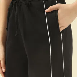 Lil Tomatoes Girls Striped Mock Collar Long Sleeves Tracksuits image 2