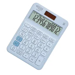 Bambalio 12 Digit Blue Electronic Calculator Large LCD Display, BL-350 image 2