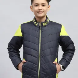 Monte Carlo Boys Black Polyester Blend Solid Jacket-picture-27