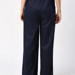 Being Human Navy Cotton Blend Regular Fit Trackpants image 2