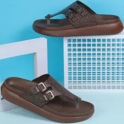 Mochi Men's Brown Thong Sandals-picture-35