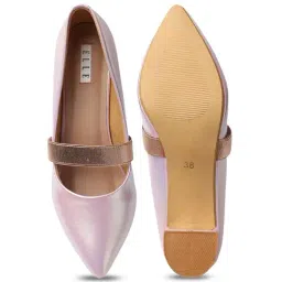 Elle Women's Magenta Mary Jane Shoes image 4