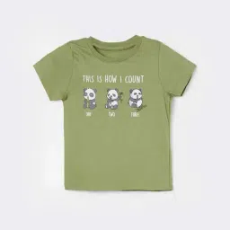 Juniors by Lifestyle Olive Cotton Printed Tee-picture-21