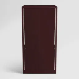 Godrej Interio Slide N Store Pro 2-Door Steel Wardrobe, Tex ShellWine Red (1-Year Warranty, 1 Drawer) image 5