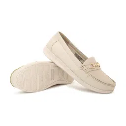 Van Heusen Women's Beige Casual Loafers image 4