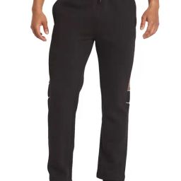 Octave Black Polyester Regular fit Solid Track Pants-picture-18