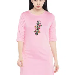 Moda Rapido Print T-shirt Dress-image-94