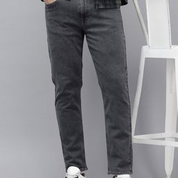 U.S. Polo Assn. Denim Co. Men Cole Tapered Fit Mid-Rise Light Fade Stretchable Jeans-picture-49