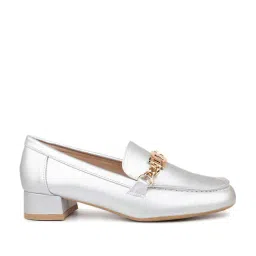 Inc.5 Women's Silver Casual Loafers-image-96