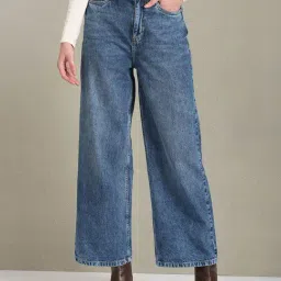 U.S. Polo Assn. Blue Cotton Flared Fit Jeans-picture-28