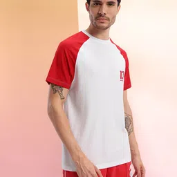 HRX by Hrithik Roshan Typography Printed Raglan Sleeves Lifestyle T-shirt image 4