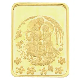 Sri Jagdamba Pearls Radha Krishna 24k (999) 5gm Gold Bar-picture-29