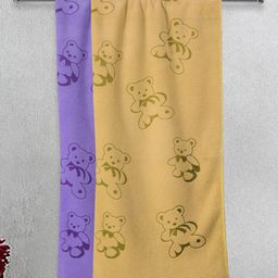 FABINALIV Kids Bath Towels Cotton Cartoon Pack of 2  Multicolor-picture-44
